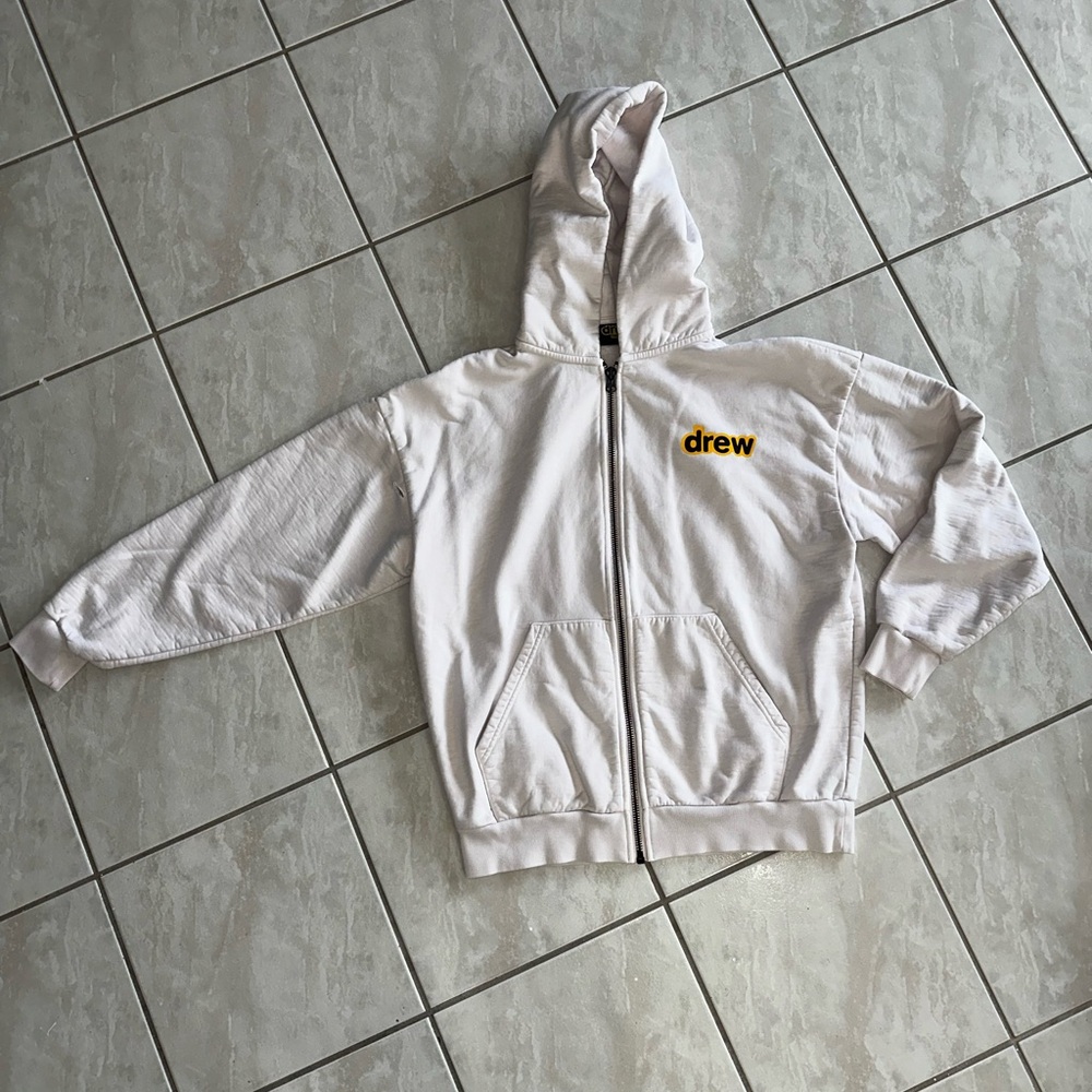 Dinodrew Zip-Up Hoodie Jacket - Pale Pink - Picture 3 of 8